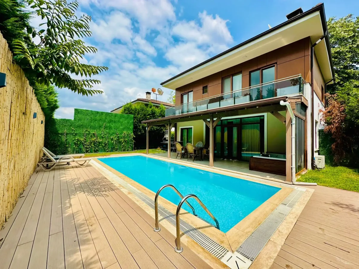 luxury vacation warm pool villas rentals sapanca